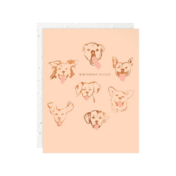 Dog Kisses Birthday Card