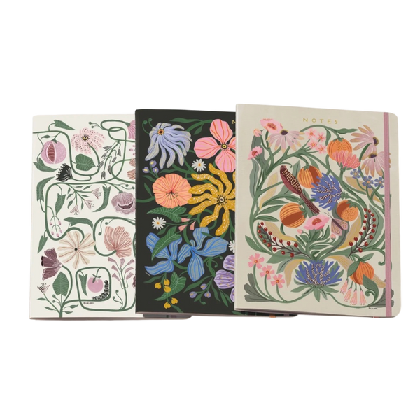 Flora + Fauna Sewn Trio Notebook Set