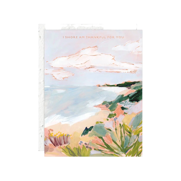 Shore Am Thankful Thank You Card