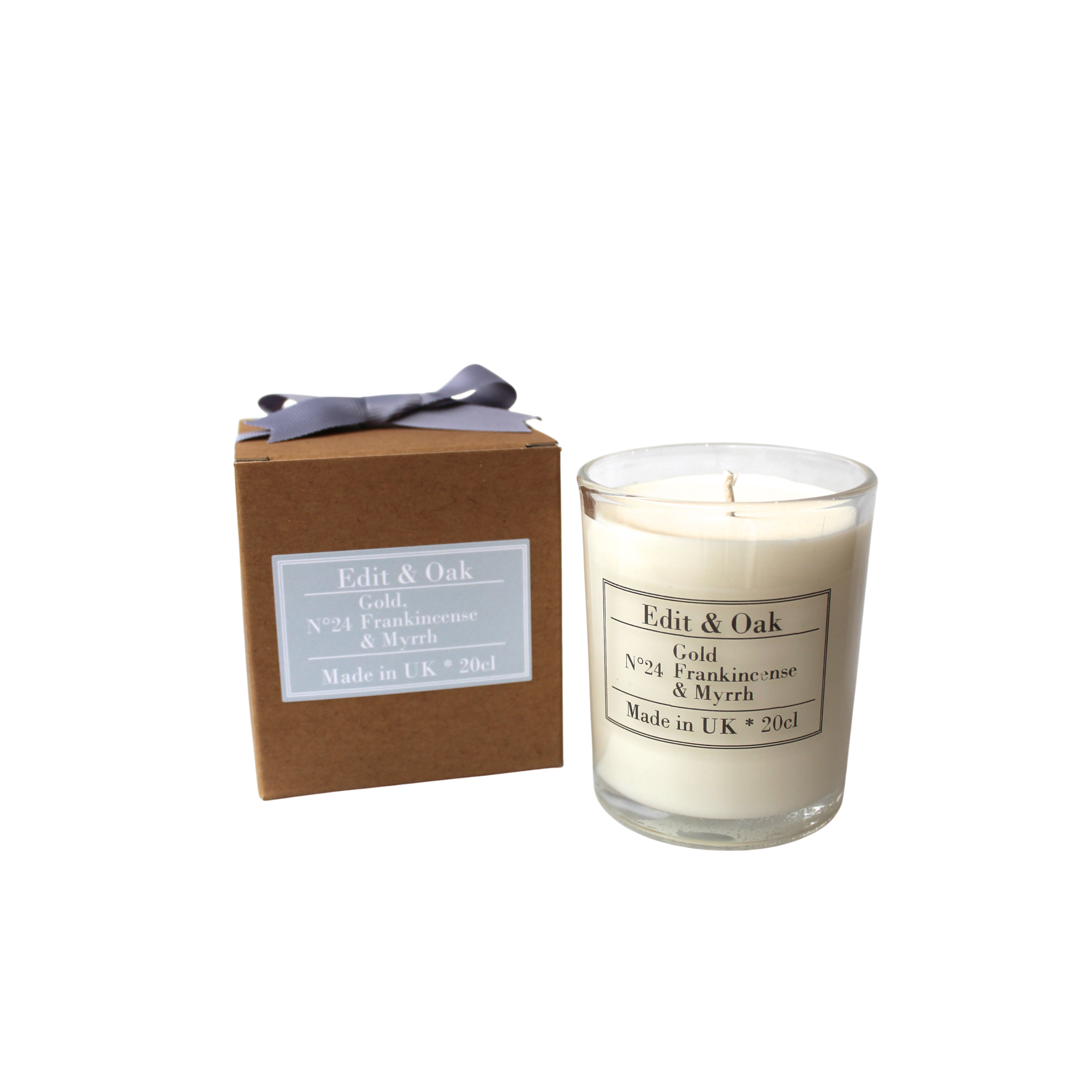 20cl E&O No24 Gold, Frankincense & Myrrh Scented Candle