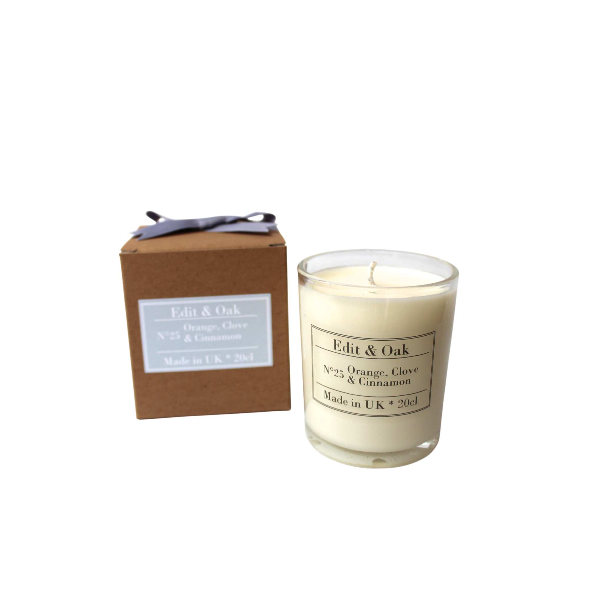 20cl E&O No25 Orange, Clove & Cinnamon Scented Candle