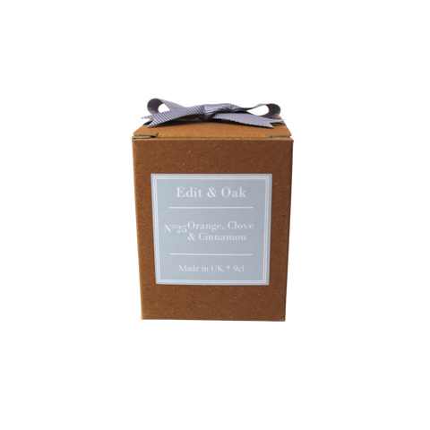 9cl E&O No25 Orange, Clove & Cinnamon Scented Candle