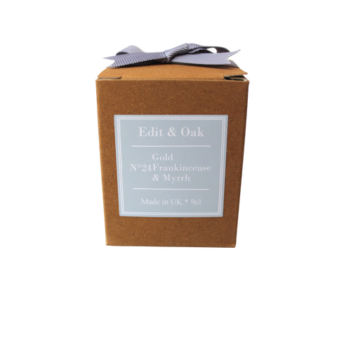 9cl E&O No24 Gold, Frankincense & Myrrh Scented Candle