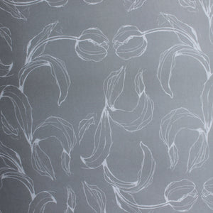 Grey Tulip Wrapping Paper