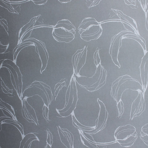 Grey Tulip Wrapping Paper