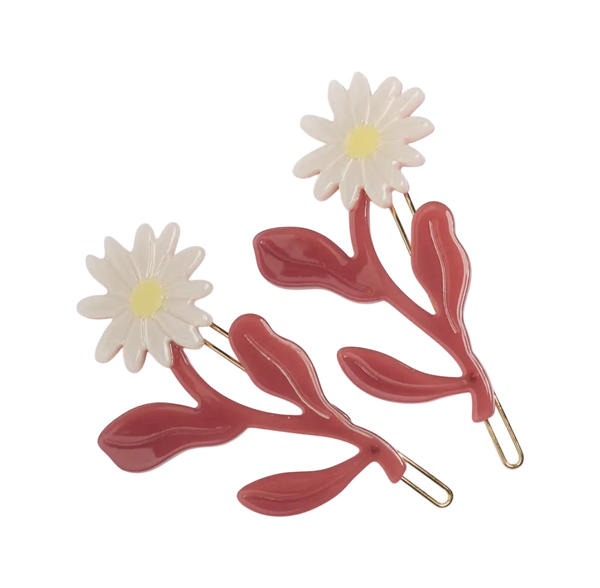 Daisy Barrette Set Of Clips