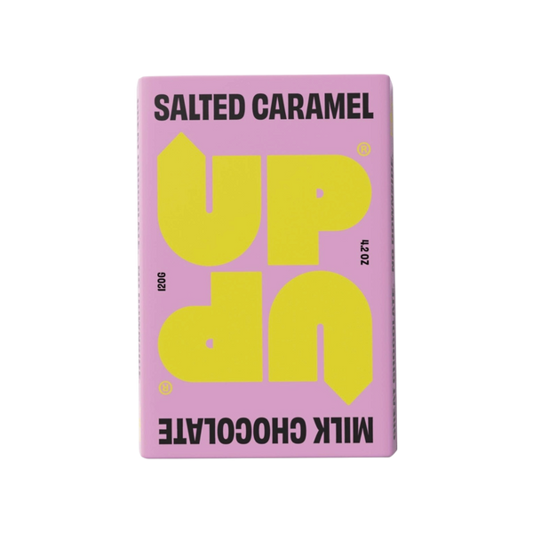 Salted Caramel Up Up Milk Chocolate Bar 120G