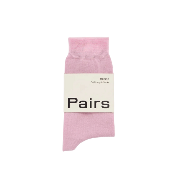 Sugar Pink Merino Socks