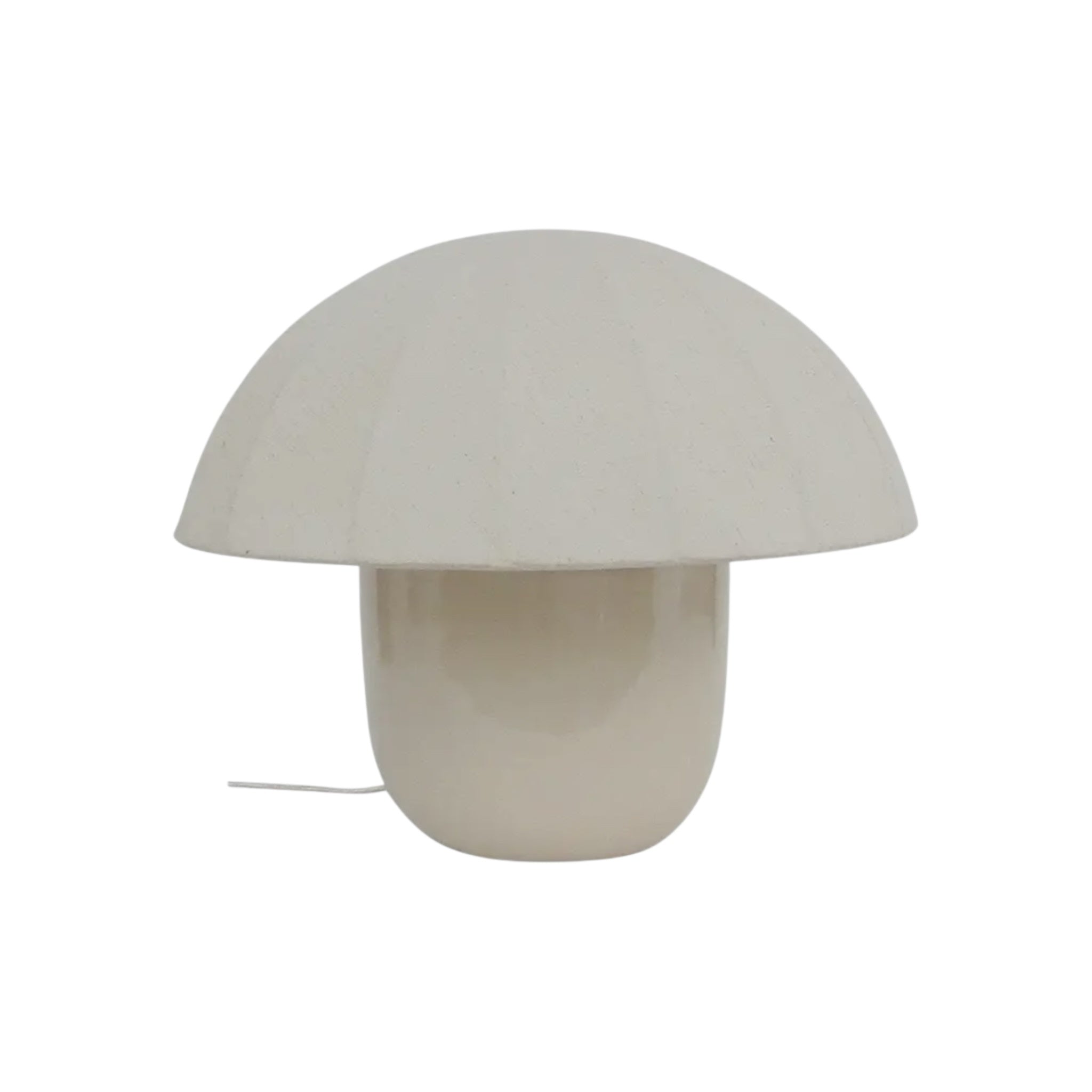 Beige Mushroom Lamp