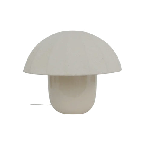 Beige Mushroom Lamp