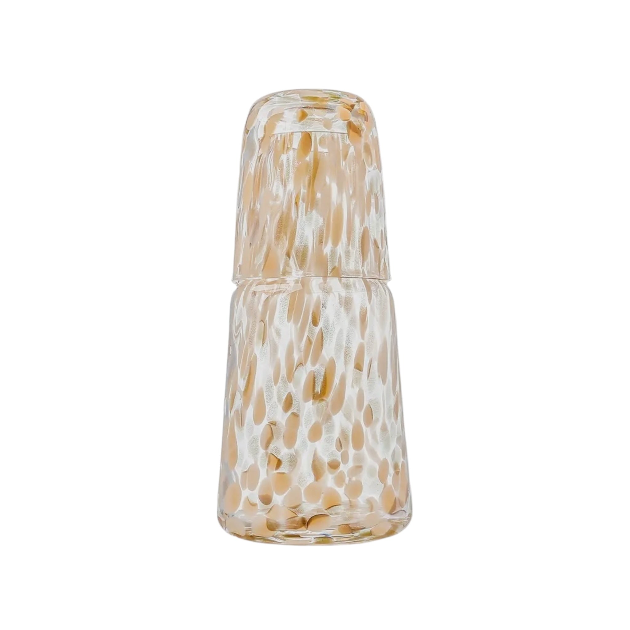 Gold Speckle Confetti Carafe & Glass