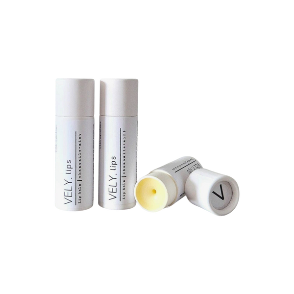 Natural Lip Balm with Organic Chamomile and Squalane