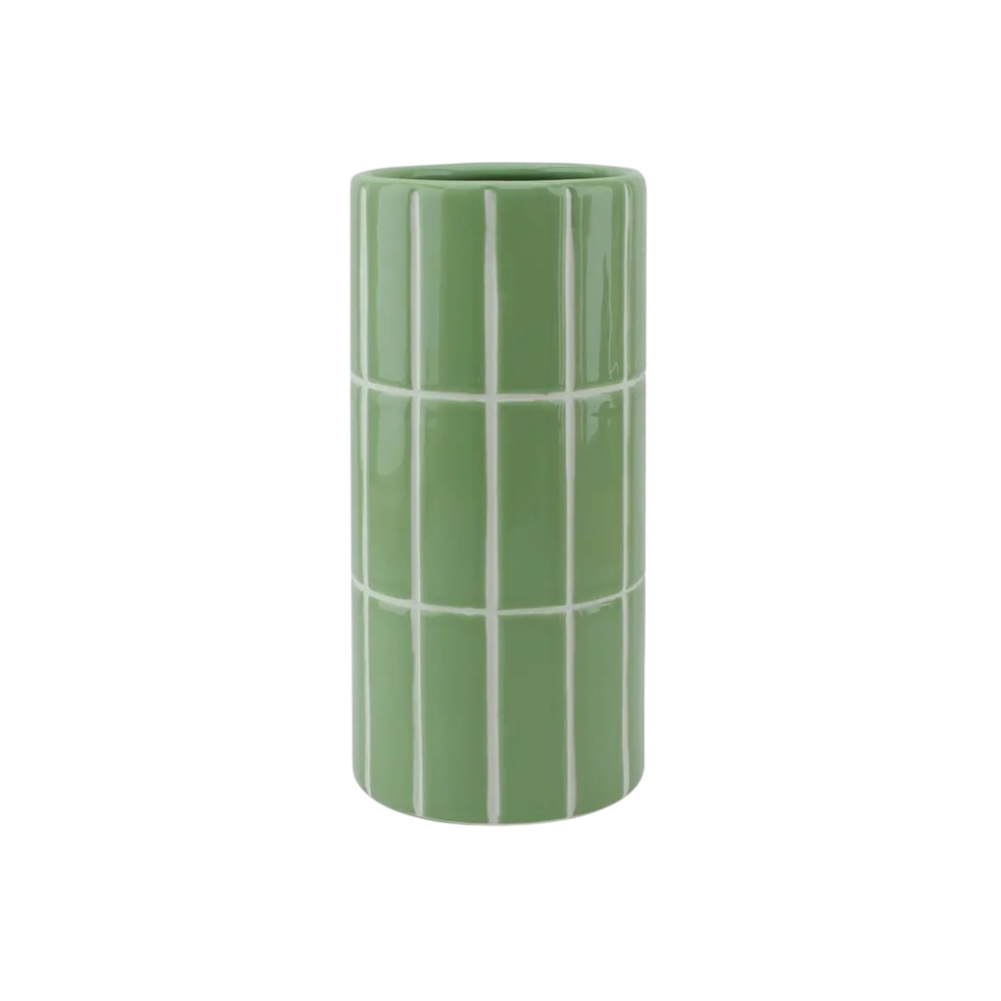 Matcha Tile Tube Vase