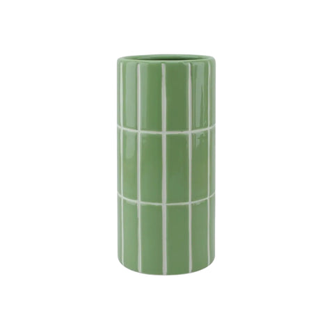 Matcha Tile Tube Vase