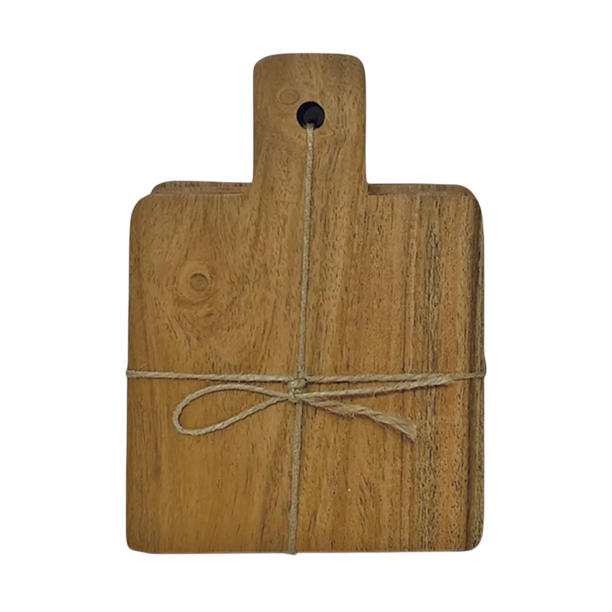 Set Of 4 Mini Acacia Wood Boards