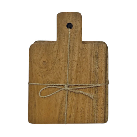 Set Of 4 Mini Acacia Wood Boards