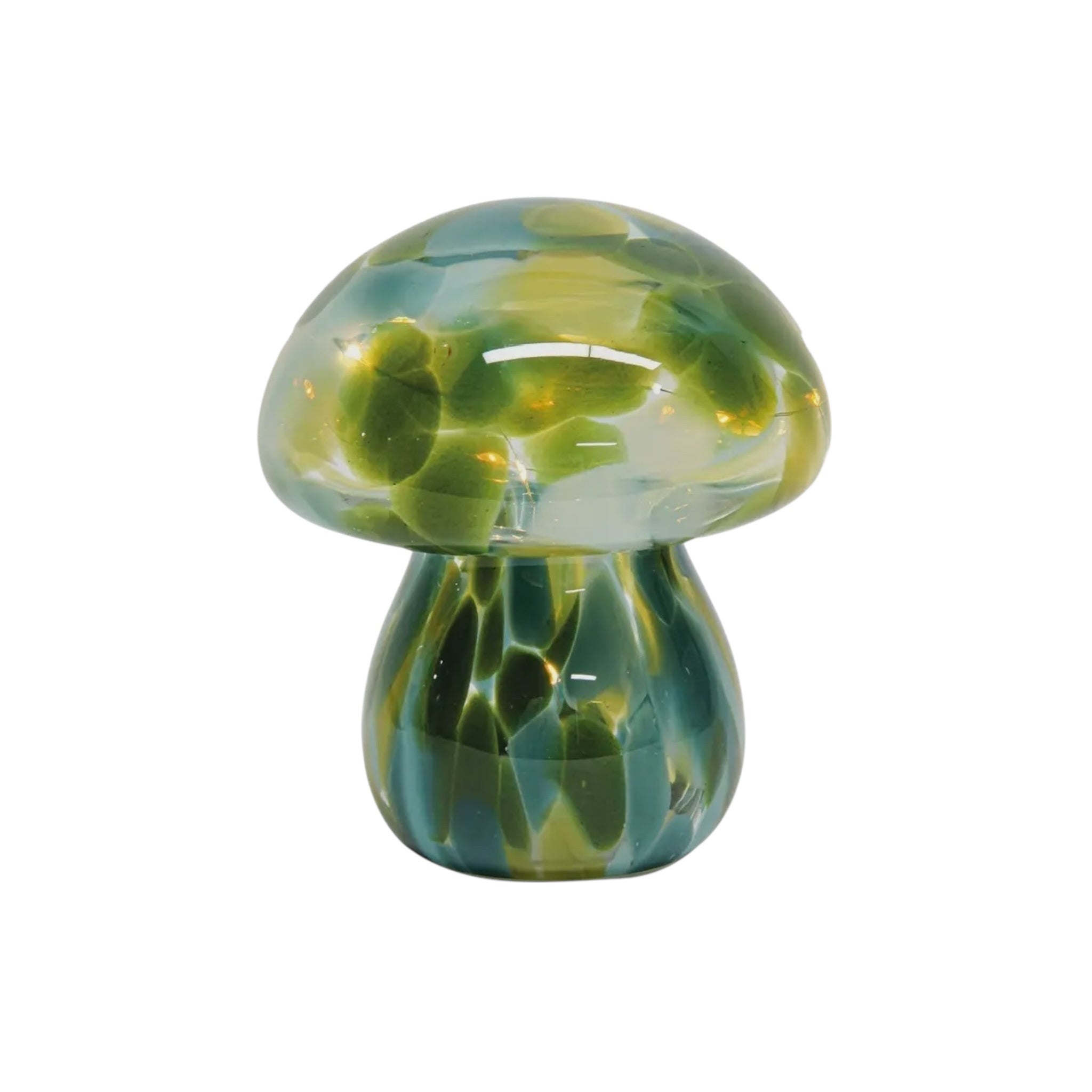 Spotted Blue Mushroom Lamp