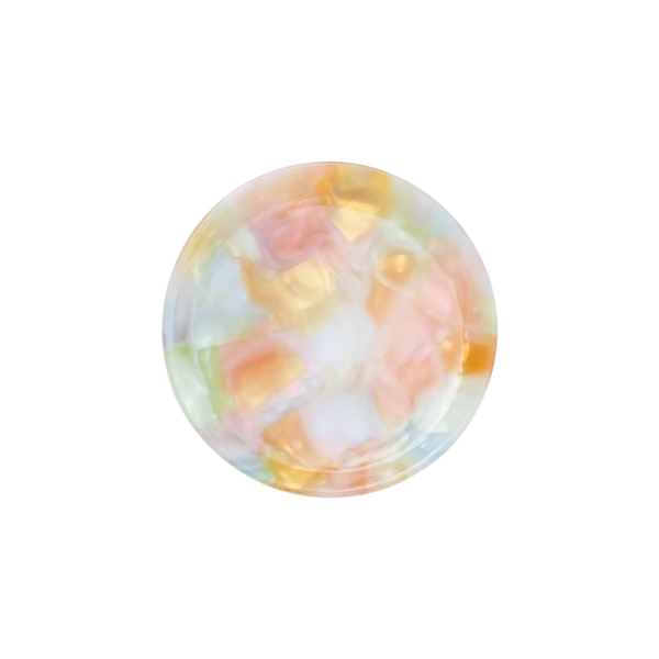 Eco Acetate Round Trinket Tray - Pastel Blossom