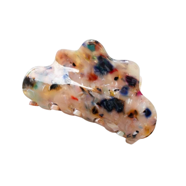 Eco Cloud Hair Claw Clip - Rainbow