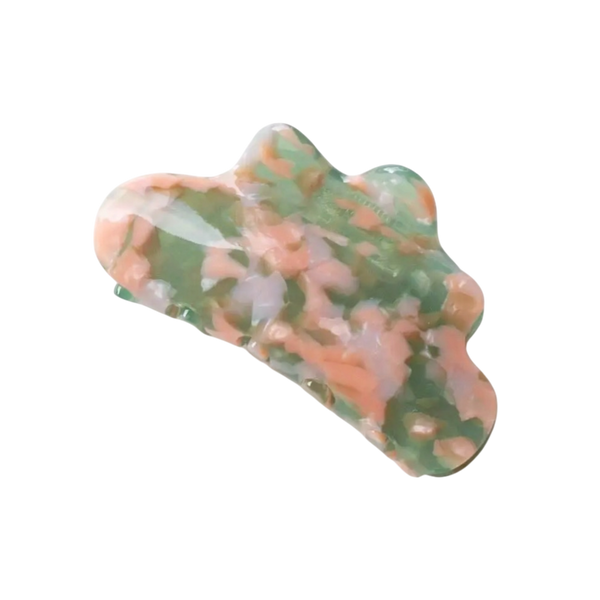 Eco Cloud Hair Claw Clip - Blush & Sage