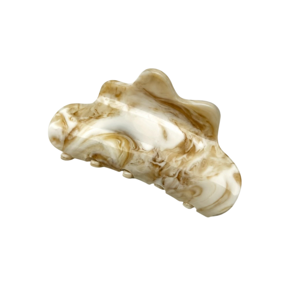 Eco Cloud Hair Claw Clip - Almond