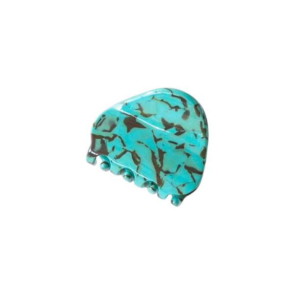 Eco Gemstones Claw Clip - Turquoise