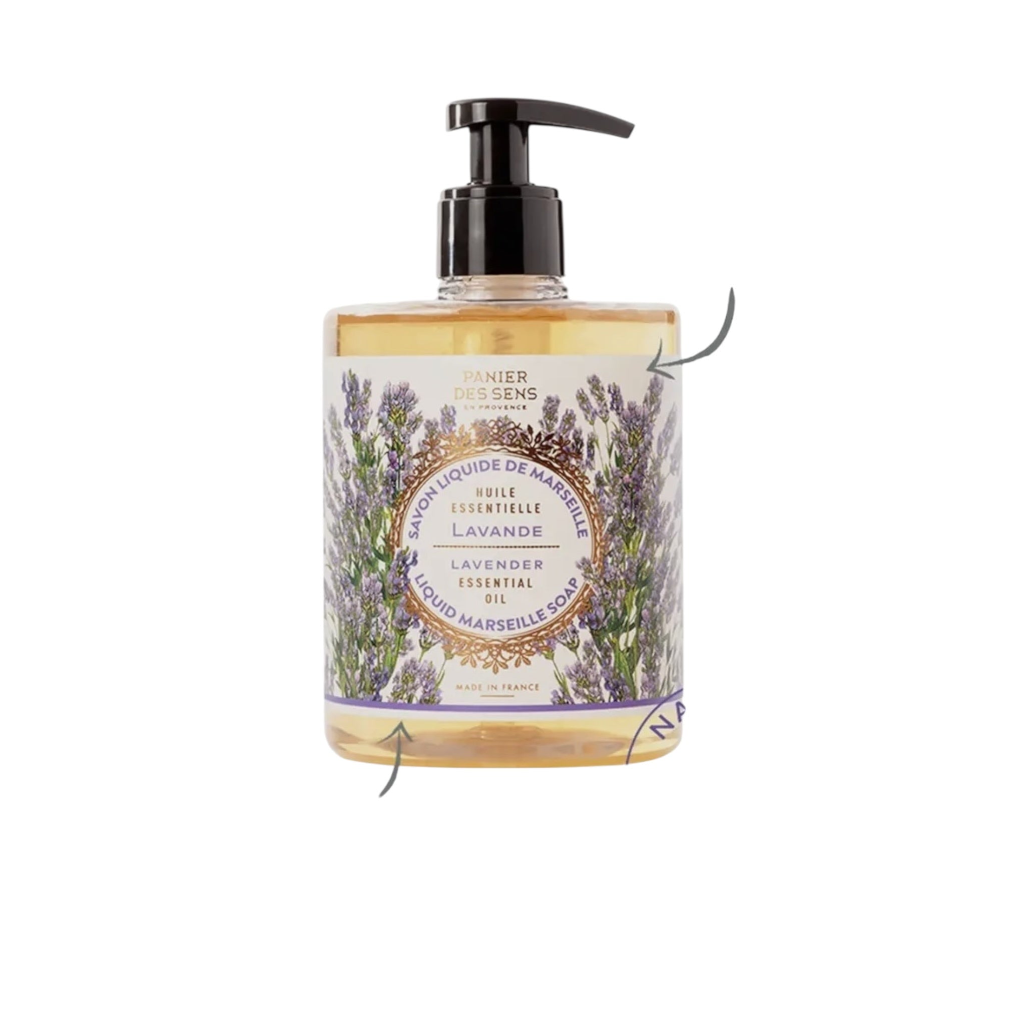'Lavender' 500ml Liquid Marseille Soap