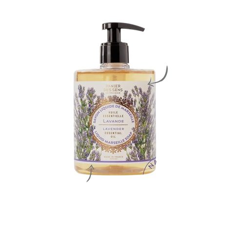 'Lavender' 500ml Liquid Marseille Soap