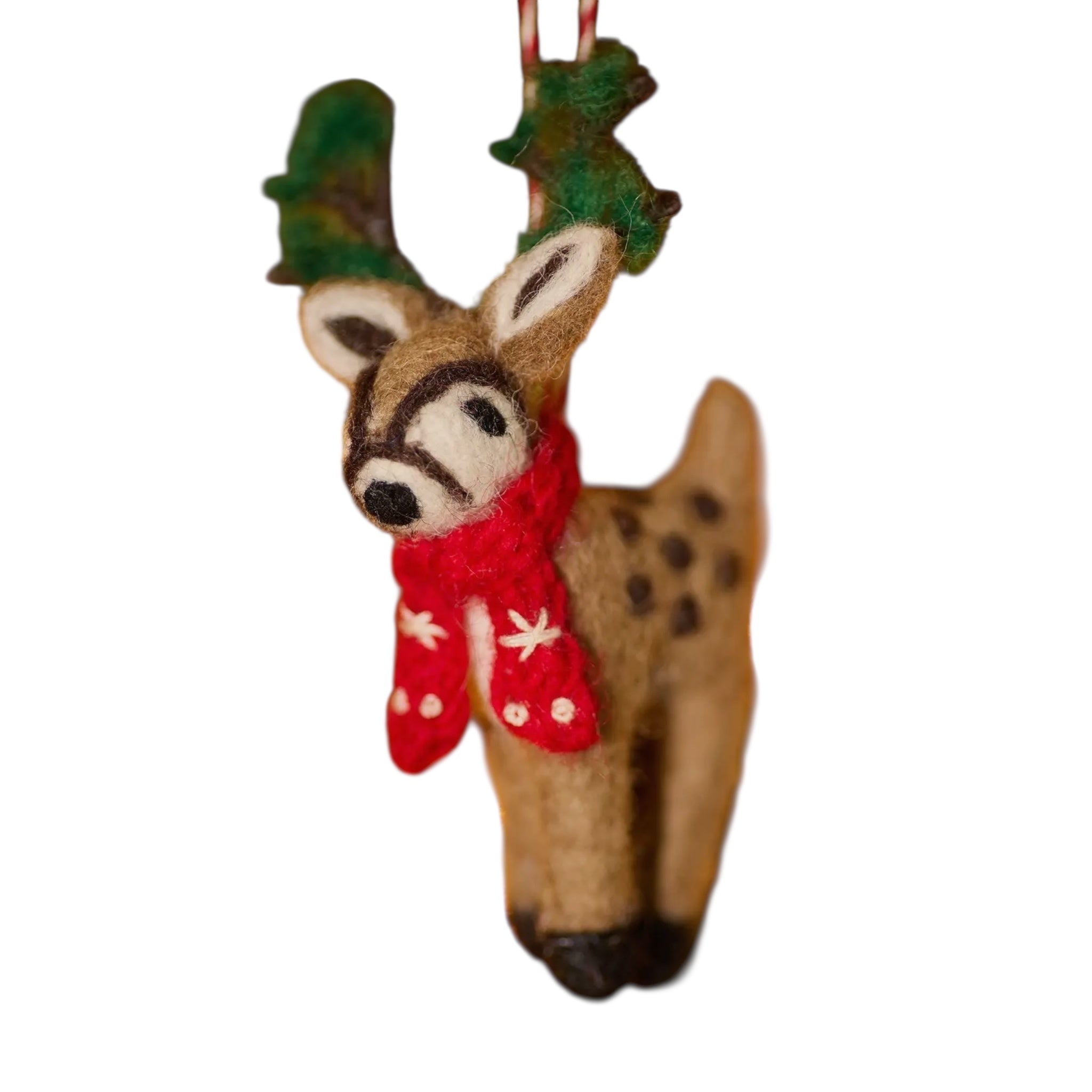 Reindeer Wool Christmas Decoration