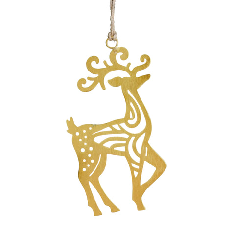Filigree Reindeer Christmas Decoration