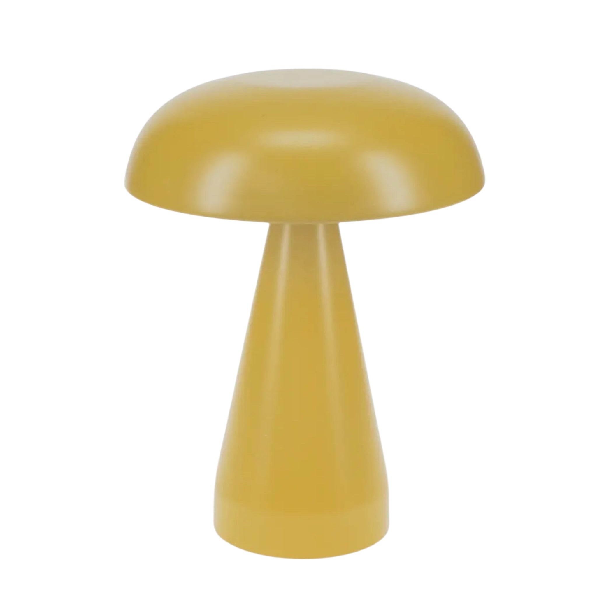 Touch Mustard Mushroom Table Lamp
