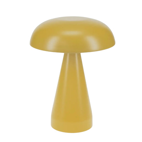 Touch Mustard Mushroom Table Lamp