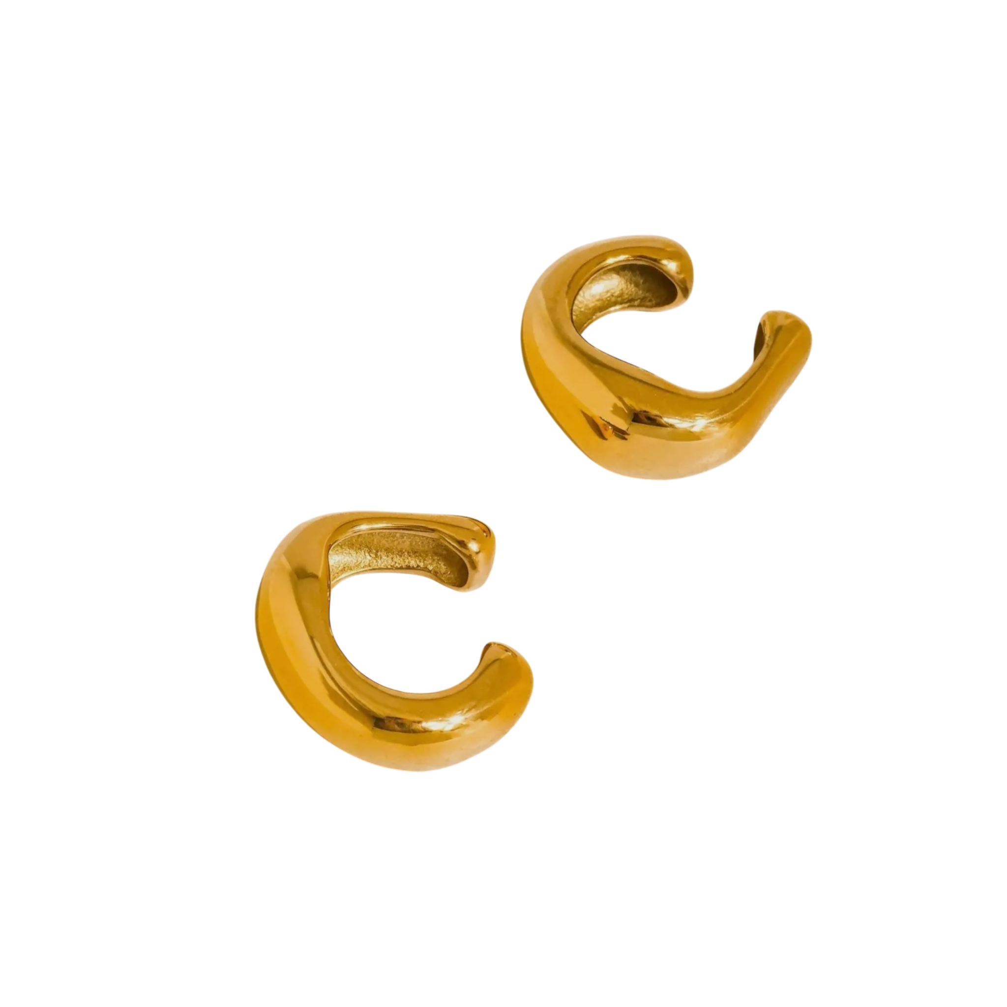 18k Gold Plated Oraganic Ear Cuff