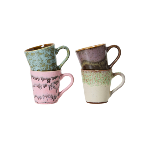 HKliving 70s Espresso 'Brutalism' Mug