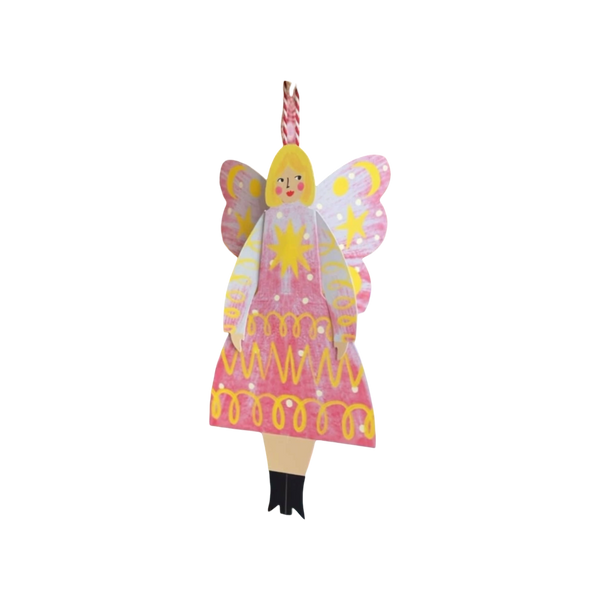 Stardust Butterfly Woman Sitting Greeting Card