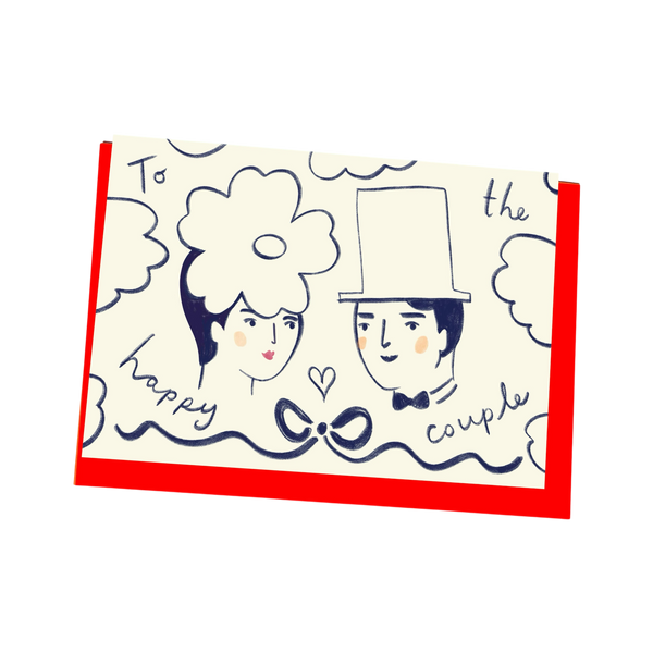 Happy Couple Greeting Card