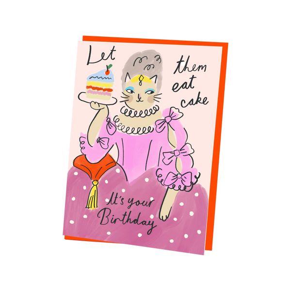 Kitty Antoinette Birthday Greeting Card