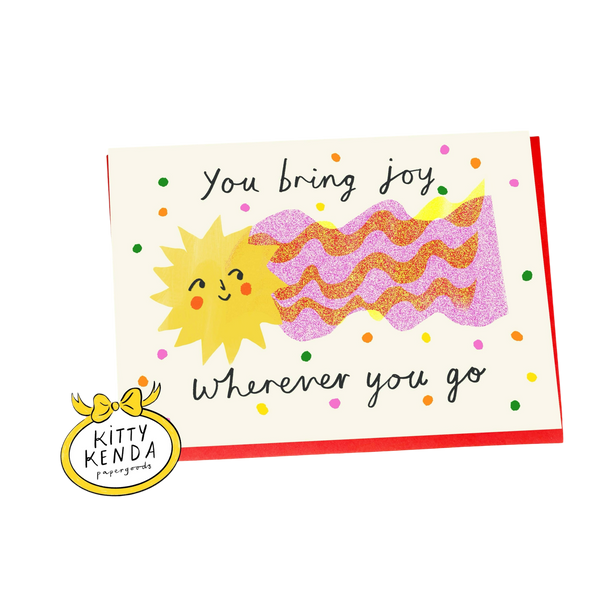 You Bring Joy Star Greeting Card