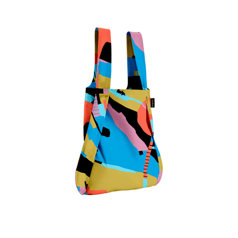 Printed 'Roads' Multiwear 'Notabag' Bag