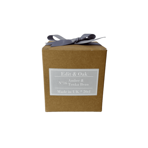 20cl E&O No16 Amber & Tonka Bean Scented Candle