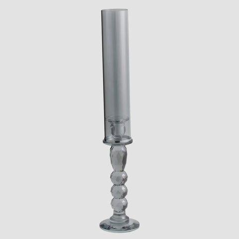 Smoke Grey Tube Candleholder