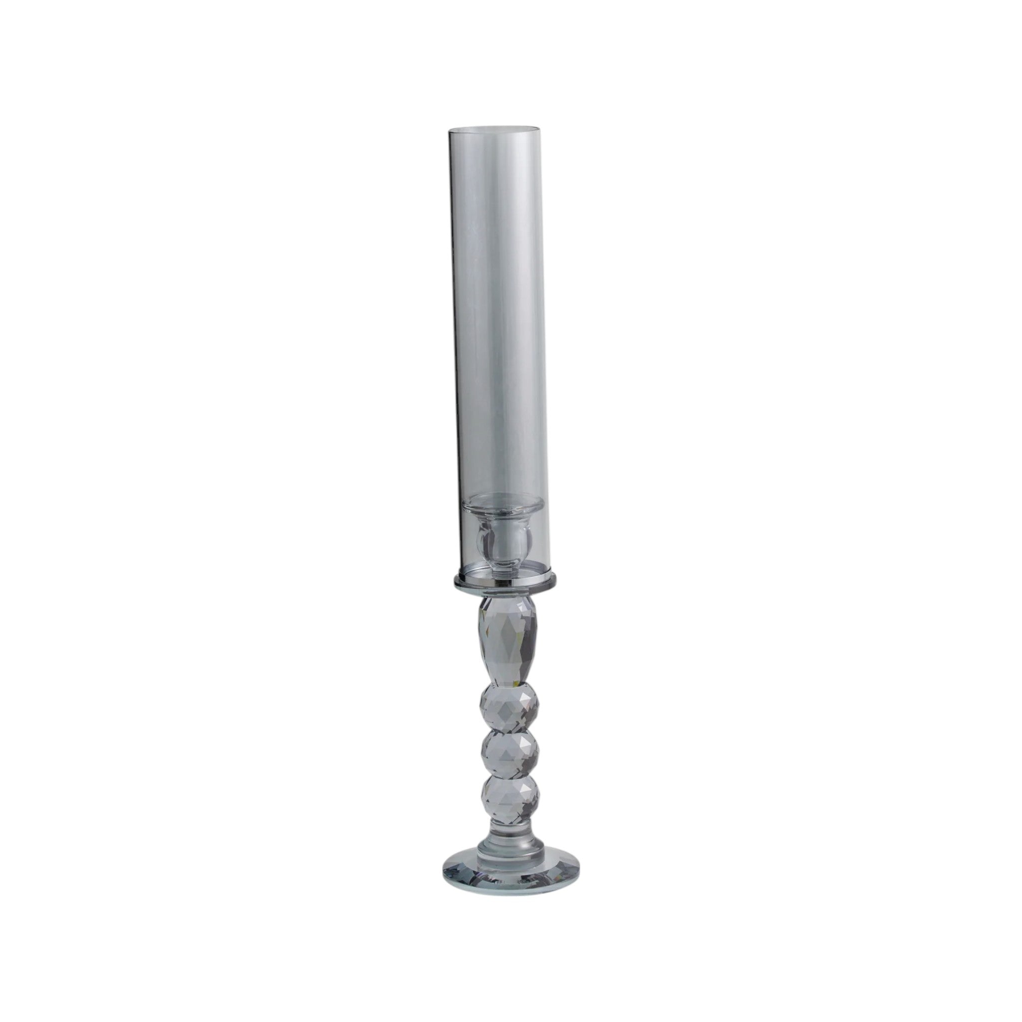 Smoke Grey Tube Candleholder
