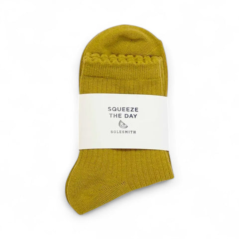 Citrus Cotton Frill Socks