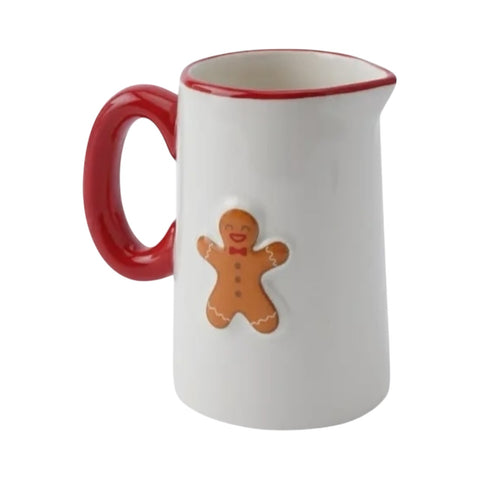 Gingerbread Man Milk Jug