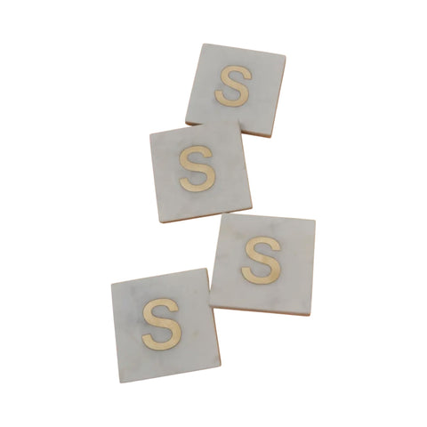 'S' Verona Marble Coaster