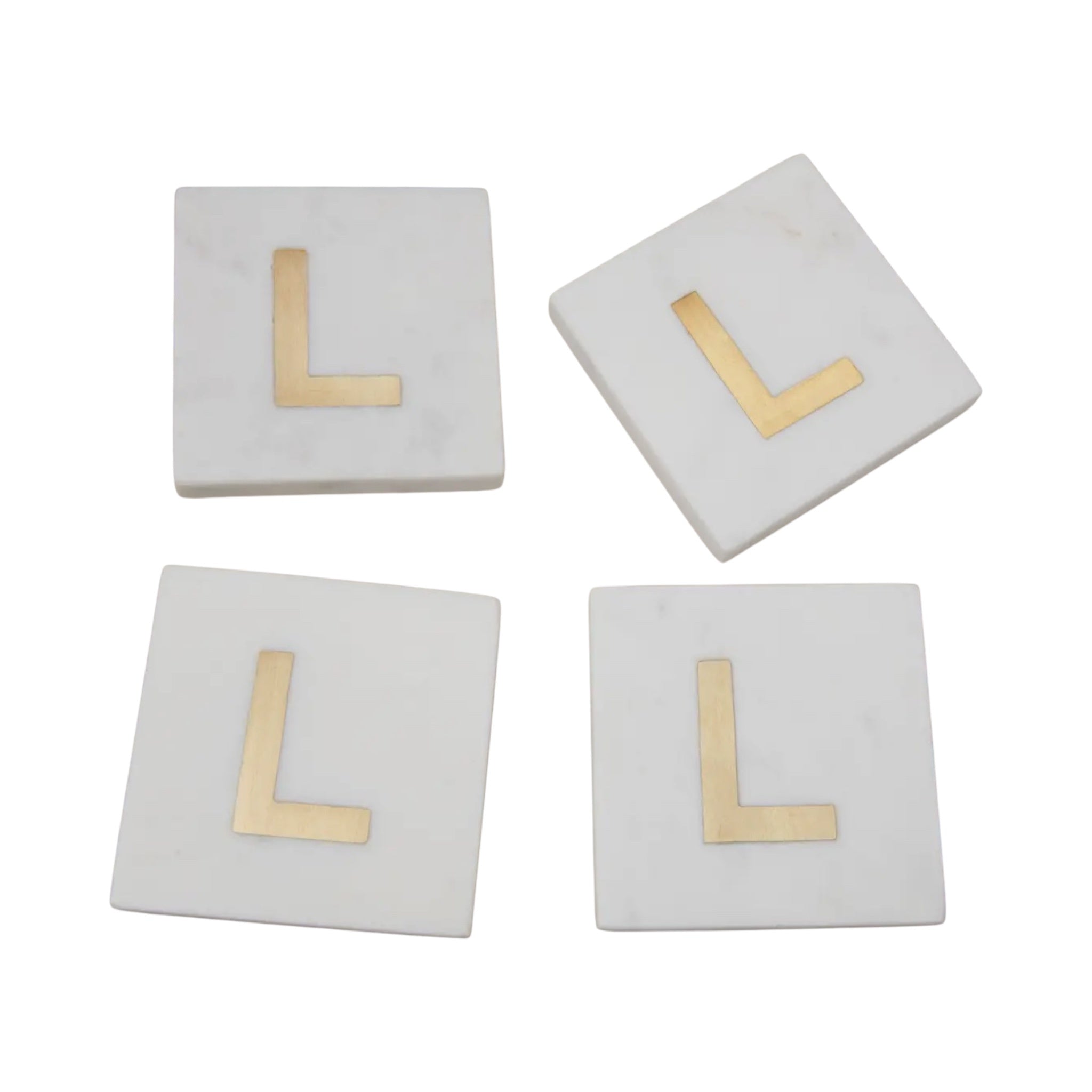 'L' Verona Marble Coaster