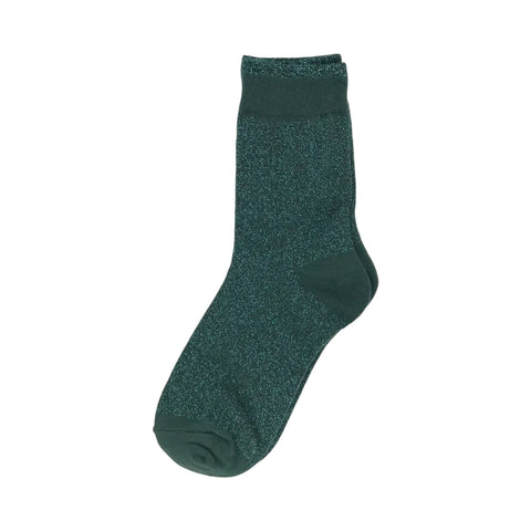 ‘Tokyo’ Teal Sparkle Socks