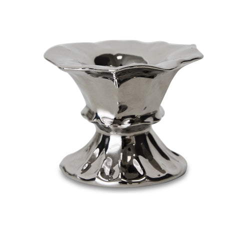 Chrome Ceramic Egg Cup