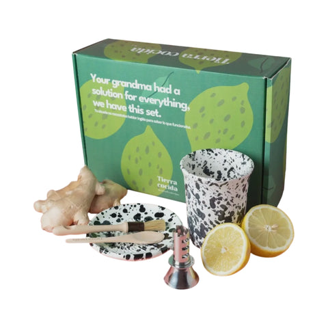 Black & White Ginger & Lemon Set