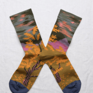 Absinthe Landscape Mid Calf Socks